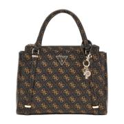 Bruine Synthetische Dames Shopper Guess , Brown , Dames