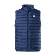 Stijlvolle Mouwloze Jas voor Mannen North Sails , Blue , Heren