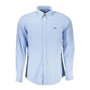 Blauw Overhemd Lange Mouw Button Down Harmont & Blaine , Blue , Heren