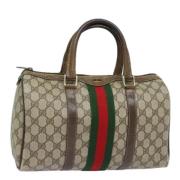 Pre-owned Leather gucci-bags Gucci Vintage , Beige , Dames