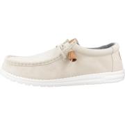 Craft Suede Veterschoenen Hey Dude , White , Heren