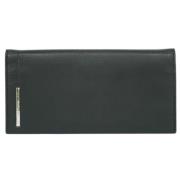 Pre-owned Leather wallets Salvatore Ferragamo Pre-owned , Black , Here...