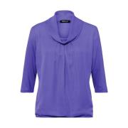 Lange Mouw Blouse Shirt Frank Walder , Purple , Dames