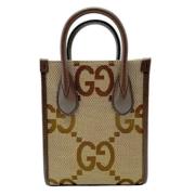 Pre-owned Canvas gucci-bags Gucci Vintage , Brown , Dames