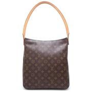 Pre-owned Fabric louis-vuitton-bags Louis Vuitton Vintage , Brown , Da...