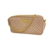 Pre-owned Leather wallets Prada Vintage , Pink , Dames