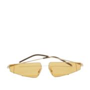 Pre-owned Acetate sunglasses Fendi Vintage , Yellow , Dames