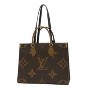 Pre-owned Canvas louis-vuitton-bags Louis Vuitton Vintage , Brown , Da...