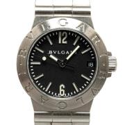 Pre-owned Metal watches Bvlgari Vintage , Black , Dames