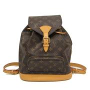 Pre-owned Canvas backpacks Louis Vuitton Vintage , Brown , Dames