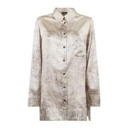 Stijlvolle vrouwenshirt in 100%Se Kiton , Gray , Dames