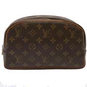 Pre-owned Canvas clutches Louis Vuitton Vintage , Brown , Dames