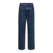 Darincc Dot Block Jeans Blauw Co'Couture , Blue , Dames