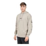 Graffiti Stijl Hoodie Sweater Disclaimer , Gray , Heren