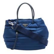 Pre-owned Fabric prada-bags Prada Vintage , Blue , Dames