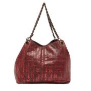 Pre-owned Leather handbags Carolina Herrera Pre-owned , Red , Dames