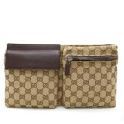 Pre-owned Canvas gucci-bags Gucci Vintage , Beige , Dames