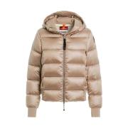 Stijlvolle Beige Jas voor Vrouwen Parajumpers , Beige , Dames