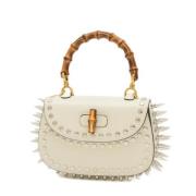 Pre-owned Leather gucci-bags Gucci Vintage , White , Dames