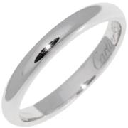 Pre-owned Metal rings Cartier Vintage , White , Dames