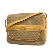 Pre-owned Canvas gucci-bags Gucci Vintage , Beige , Dames