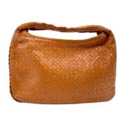 Pre-owned Leather shoulder-bags Bottega Veneta Vintage , Brown , Dames