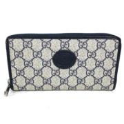 Pre-owned Fabric wallets Gucci Vintage , Blue , Dames