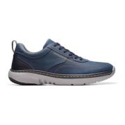 Blauwe Veterschoen voor heren Clarks , Blue , Heren