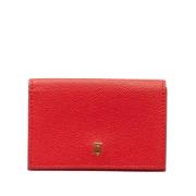 Pre-owned Leather wallets Burberry Vintage , Red , Dames