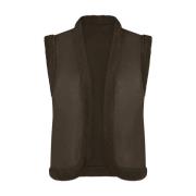 Elise Mouwloos Vest Nukus , Green , Dames