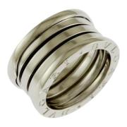 Pre-owned White Gold rings Bvlgari Vintage , Gray , Dames