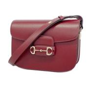 Pre-owned Leather gucci-bags Gucci Vintage , Red , Dames