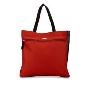 Pre-owned Nylon handbags Salvatore Ferragamo Pre-owned , Red , Dames