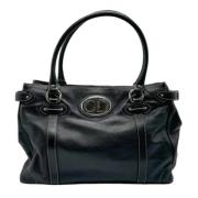 Pre-owned Leather dior-bags Dior Vintage , Black , Dames