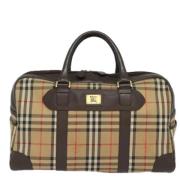 Pre-owned Canvas travel-bags Burberry Vintage , Beige , Unisex