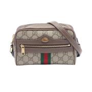 Pre-owned Leather gucci-bags Gucci Vintage , Beige , Dames