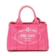 Pre-owned Canvas handbags Prada Vintage , Pink , Dames