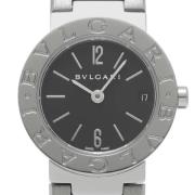 Pre-owned Stainless Steel watches Bvlgari Vintage , Black , Dames