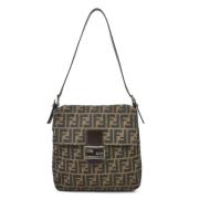 Pre-owned Canvas fendi-bags Fendi Vintage , Brown , Dames