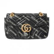 Pre-owned Leather gucci-bags Gucci Vintage , Black , Dames