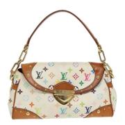 Pre-owned Canvas louis-vuitton-bags Louis Vuitton Vintage , White , Da...