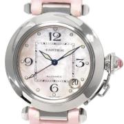 Pre-owned Metal watches Cartier Vintage , Pink , Dames