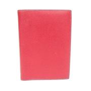 Pre-owned Leather wallets Hermès Vintage , Red , Unisex