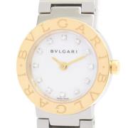 Pre-owned Metal watches Bvlgari Vintage , White , Dames