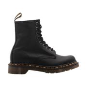 1460 Zwart Nappa Laarzen Dr. Martens , Black , Dames