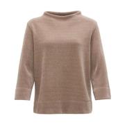 Gelvet Sweatshirt Opus , Brown , Dames