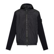 Jas met logo Stone Island , Blue , Heren