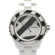 Pre-owned Metal watches Chanel Vintage , White , Heren