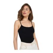 AVA Singlet Top voor Vrouwen Jacqueline de Yong , Black , Dames