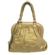 Pre-owned Leather handbags Bally Pre-owned , Yellow , Dames